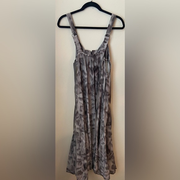 Anthropologie Pilcro Parasail Relaxed Midi Dress Grey Motif - Picture 8 of 10